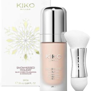 Kiko milano snow_kissed holiday silky hydra foundation & concealer SPF 30