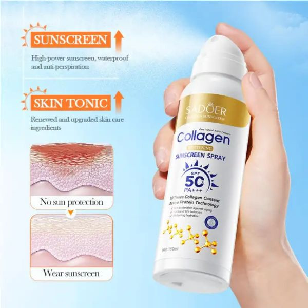 اسپری ضدآفتاب کلاژن سادور SPF50 +++PA
